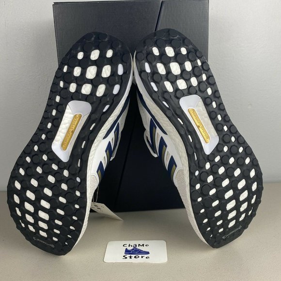 Adidas UltraBoost 2.0 DNA Mens Stefon Diggs PE White Navy Gold - Picture 7 of 12